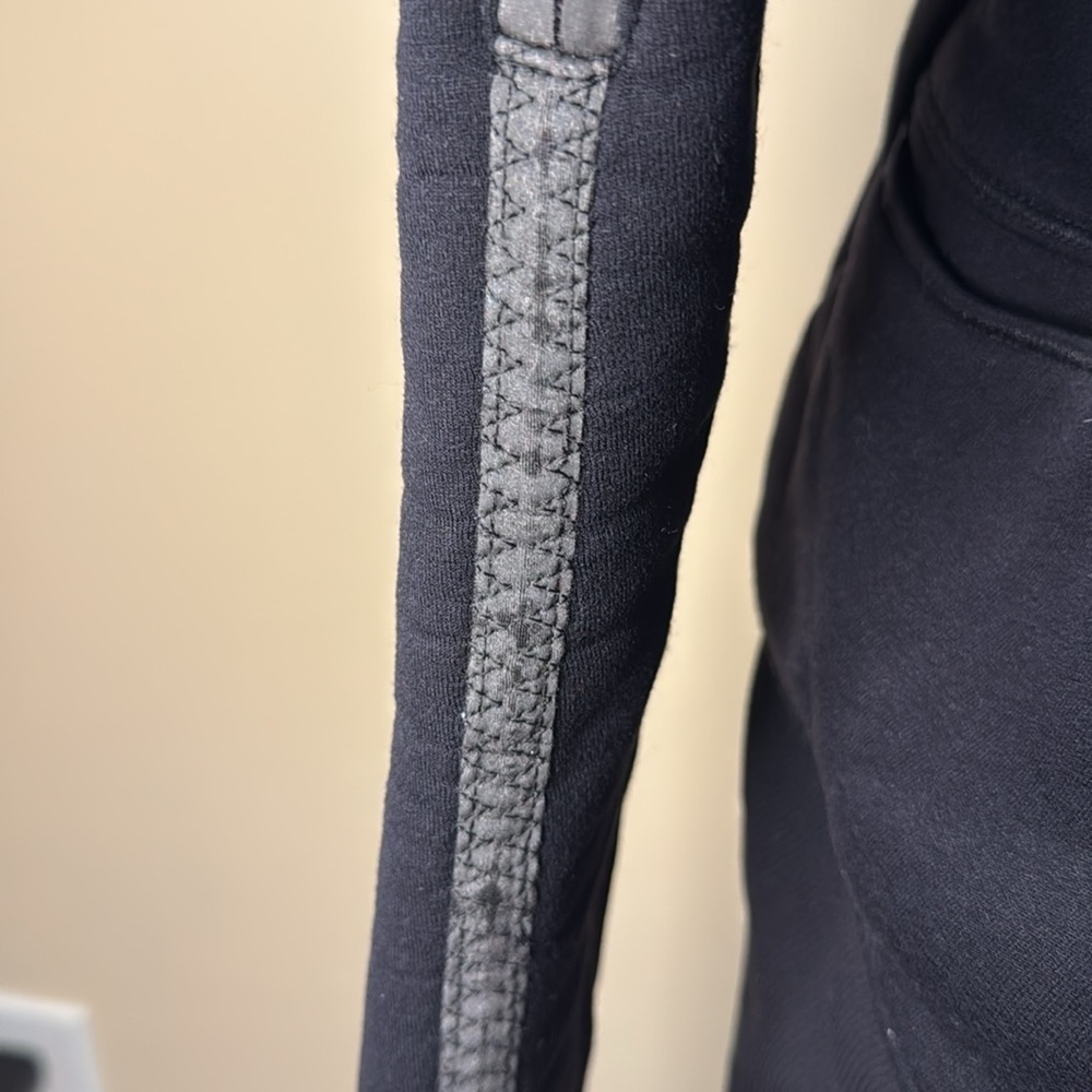 LULULEMON‎ Omega Arms Full Zip Hoodie Sweatshirt Black Women’s Size 4 - Picture 3 of 8